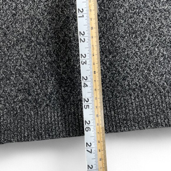 Ted Baker London Size 5 Men's Cable Knit Gray Black Cotton Blend Sweater XL - Picture 6 of 8